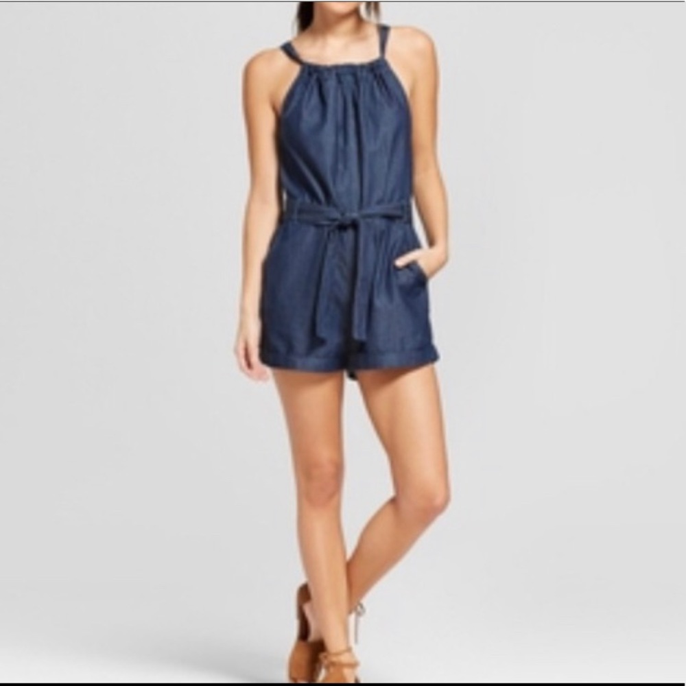 Universal Thread Overalls Romper